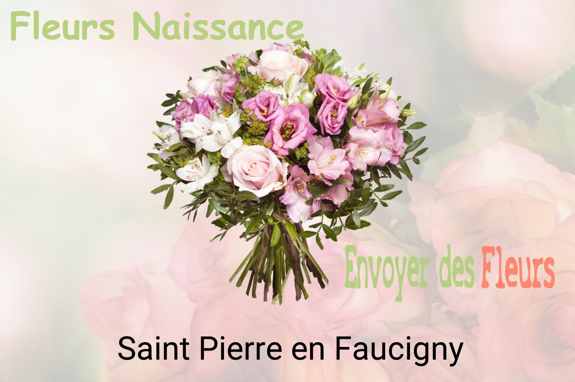 Bouquet de fleurs de naissance livré à Saint-Pierre-en-Faucigny
